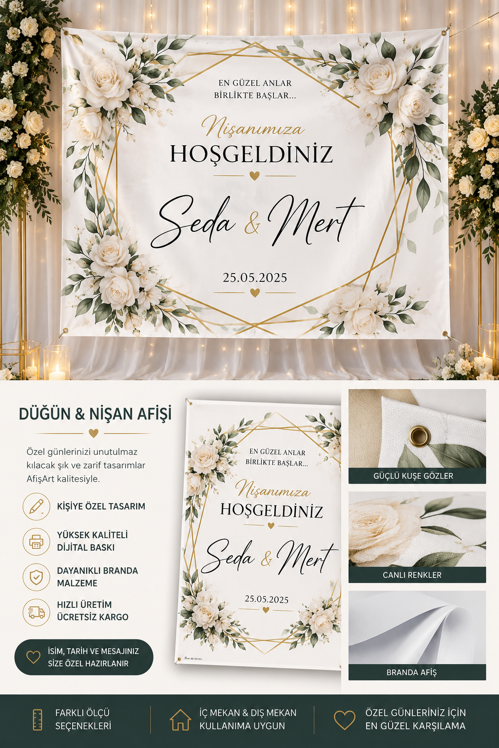 DÜĞÜN VE NİŞAN AFİŞİ