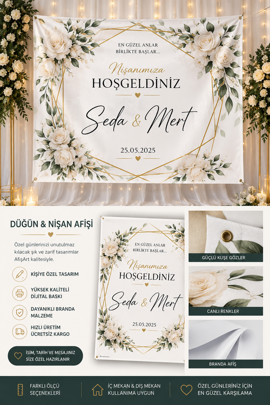 DÜĞÜN VE NİŞAN AFİŞİ