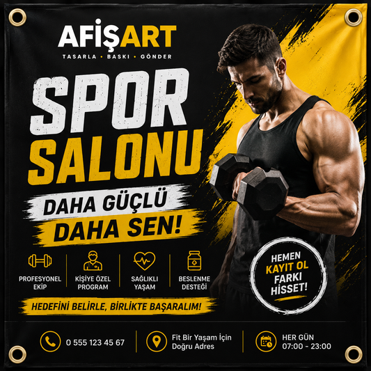 Spor Salonu Afişi