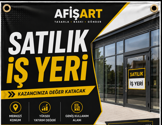 Satılık İşyeri Afişi