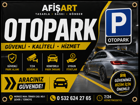 Otopark Afişi