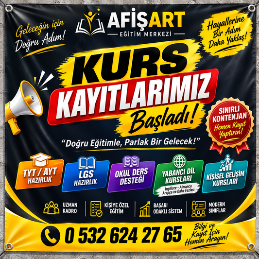 Kurs Kayıt Afişi